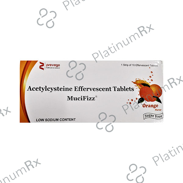 Mucifizz 600mg Effervescent Tablet 10s