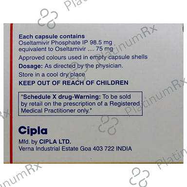 Antiflu 75mg Capsule 10s