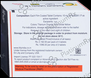 Cialis 10mg Tablet 2 Tablet