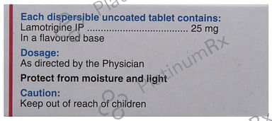 Lametec DT 25mg Tablet 10s