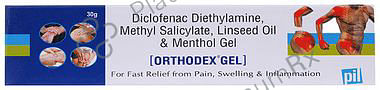 Orthodex Gel 30gm for Fast Relief from Pain Swelling and Inflammation