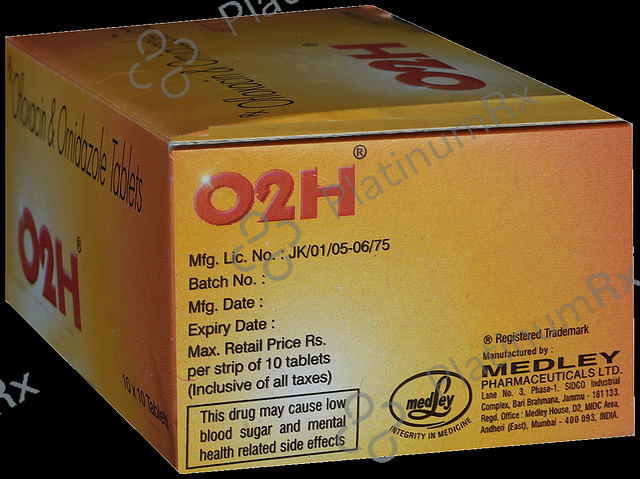 O2H 100/250mg Tablet 10s