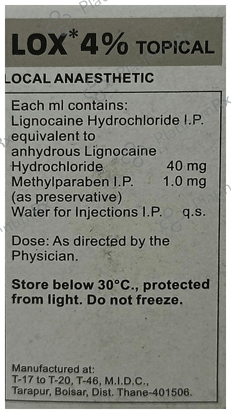 Lox 4% Injection 30ml