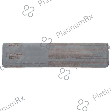 Clexane 60mg Injection 1s
