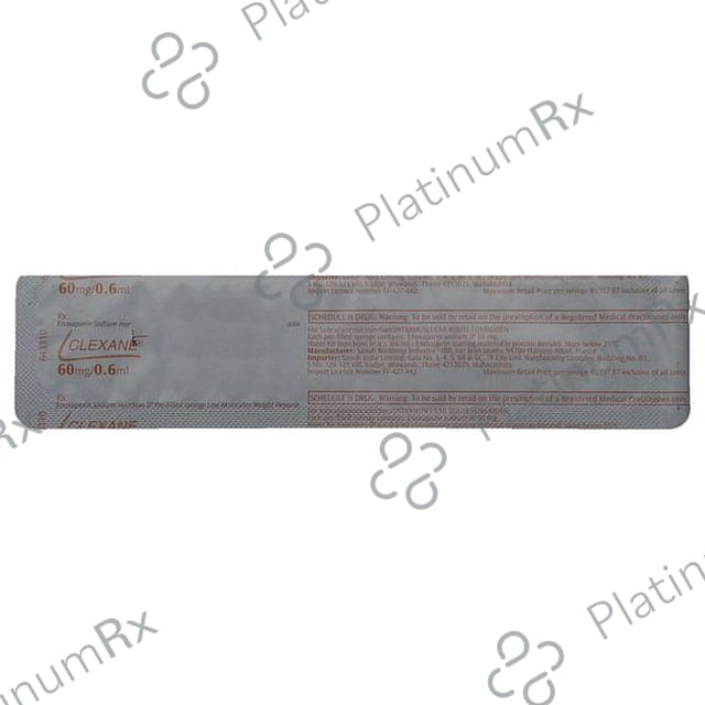 Clexane 60mg Injection 1s