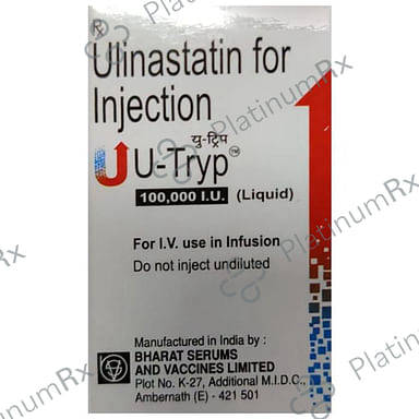U Tryp 100000IU Injection 1s