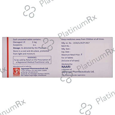 Endoreg 2mg Tablet 14s