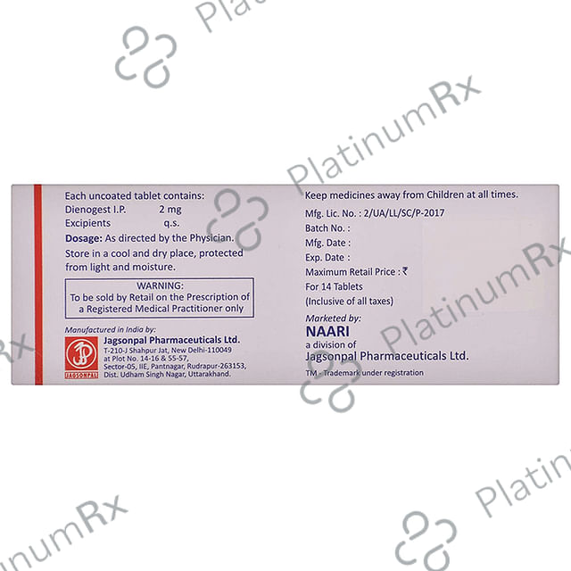 Endoreg 2mg Tablet 14s