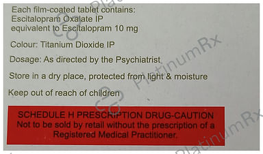 Recita 10mg Tablet 15s