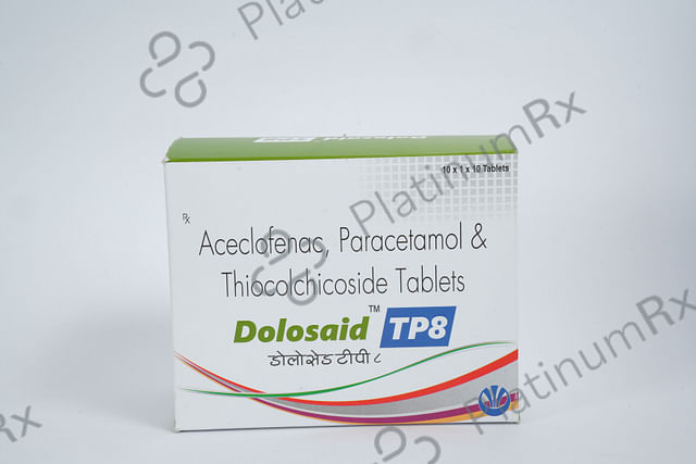 Dolosaid TP 8/100/325mg Tablet 10s