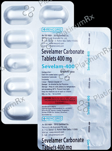 Sevelam 400 Tablet