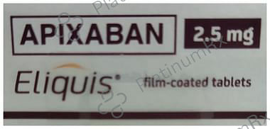 Eliquis 2.5mg Tablet 10s