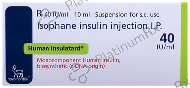 Human Insulatard 40IU Injection 10ml