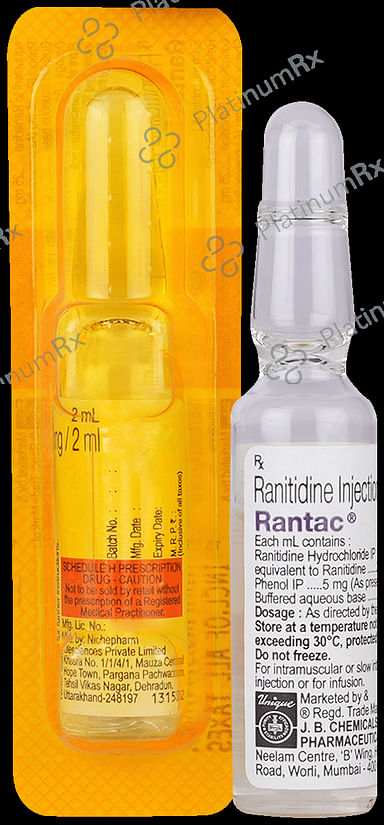 Rantac Injection 2ml 1 Injection