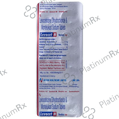 Levocet M 5/10mg Tablet 10s
