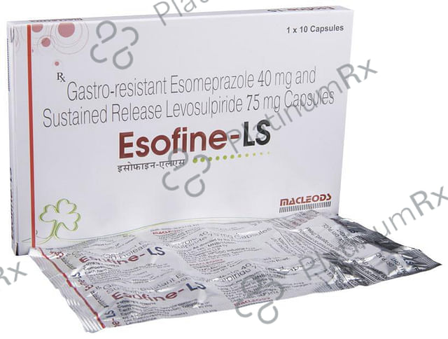Esofine LS 75/40mg Capsule SR 10s