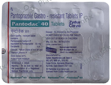 Pantodac 40 Tablet 15s