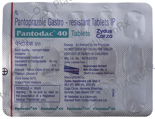 Pantodac 40 Tablet 15s