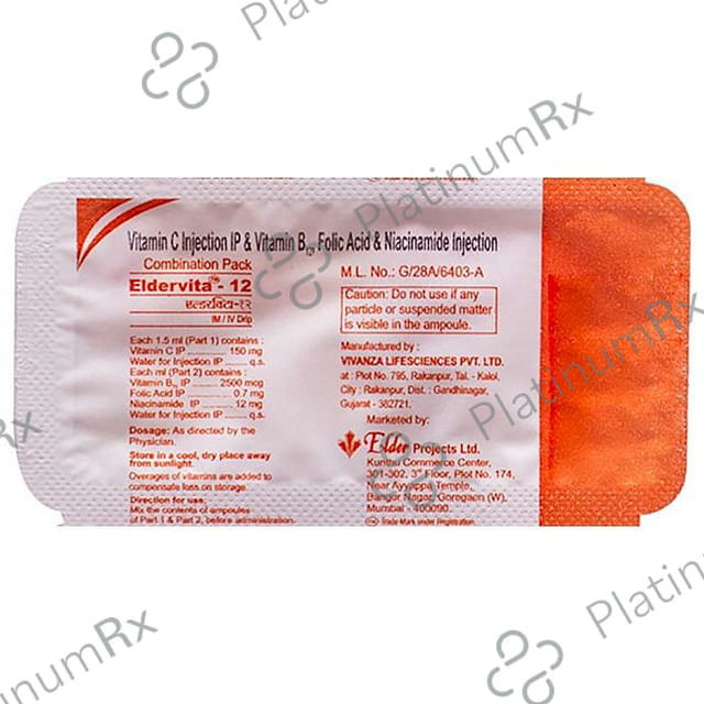 Eldervita 12 Injection Combipack 2s