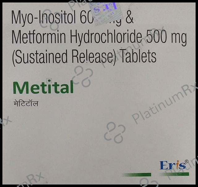 Metital SR 500/600mg Tablet 15s