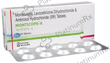 Monticope A 75/5/10mg Tablet SR 10s