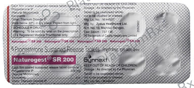 Naturogest SR 200mg Tablet 10s
