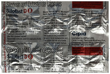 Silofast D 8/0.5mg Capsule 10s