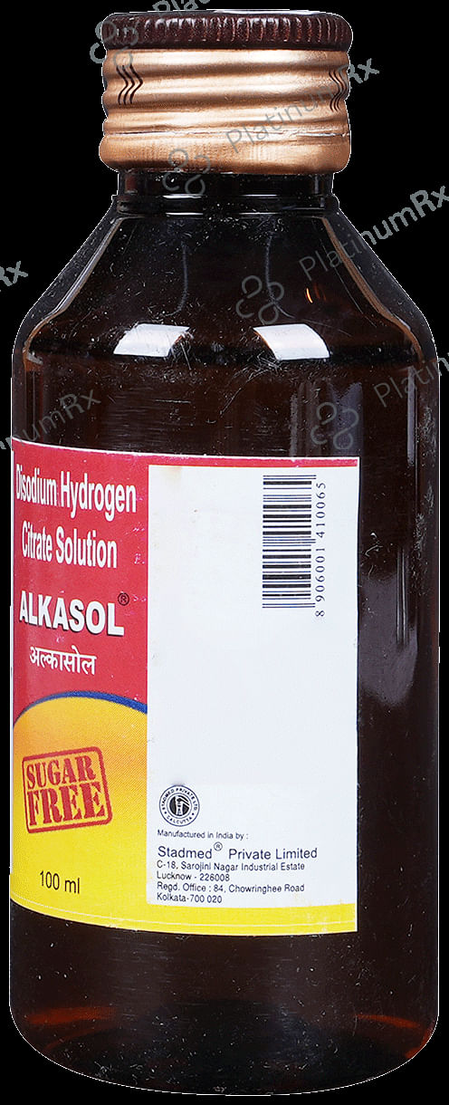 Alkasol Oral Solution Sugar Free 100 Oral Solution