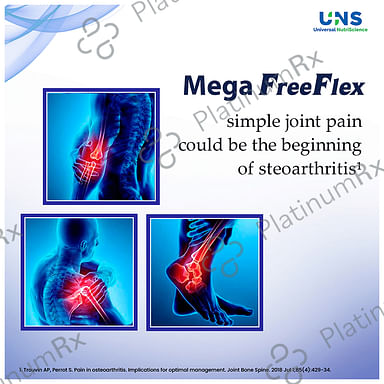 Mega FreeFlex Joint Health 600/750mg Tablet 10s