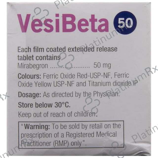 VesiBeta 50mg Tablet ER 10s