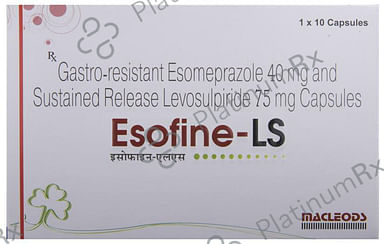 Esofine LS 75/40mg Capsule SR 10s