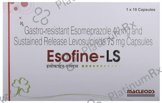 Esofine LS 75/40mg Capsule SR 10s