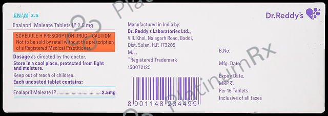 Enam 2.5mg Tablet 15s