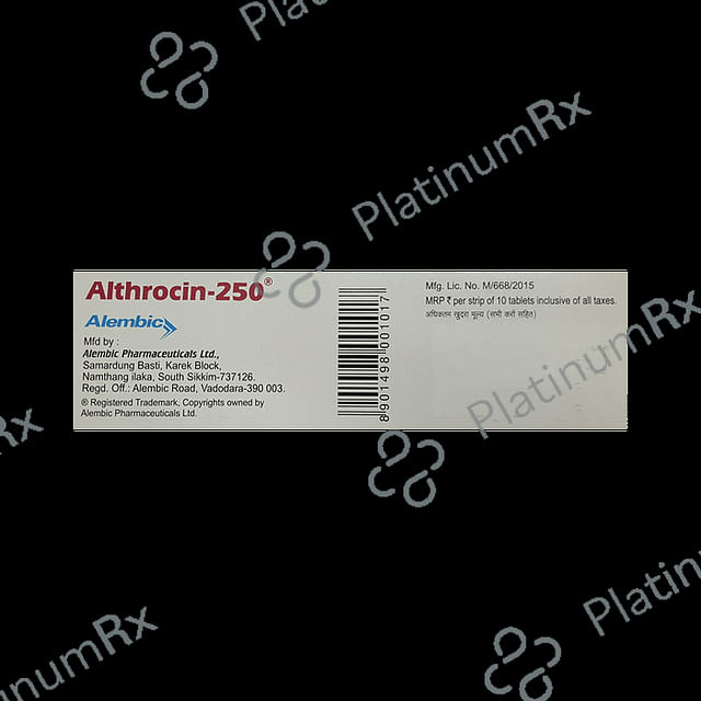 Althrocin 250mg Tablet 10s