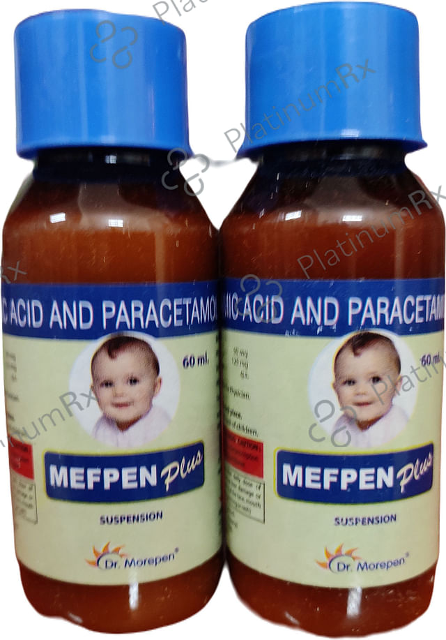 Mefpen Plus 50/125mg Oral Suspension 60ml