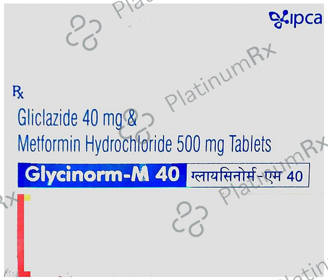 Glycinorm M 40/500mg Tablet 15s