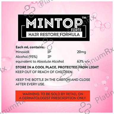 Mintop Forte 2% Hair Restore Formula Solution 60ml