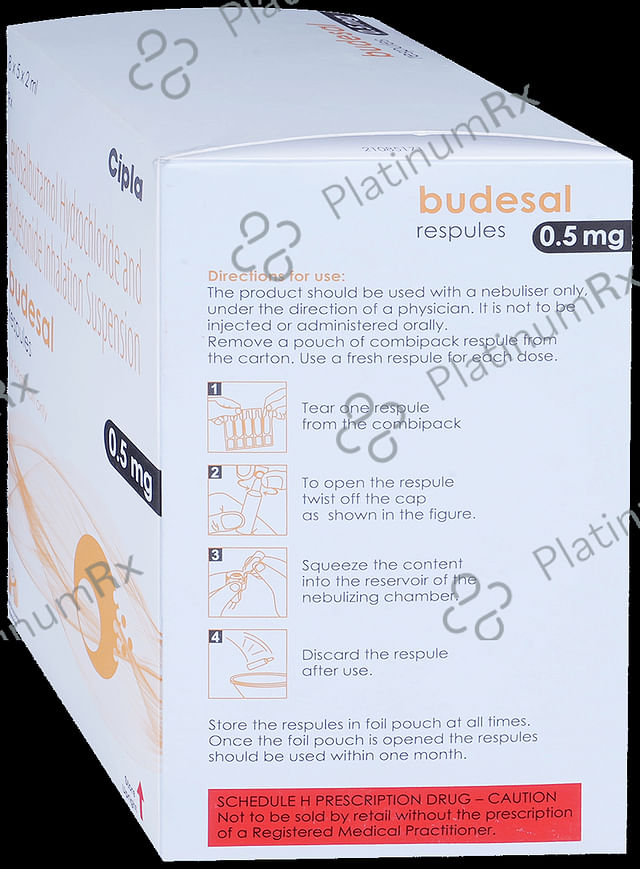Budesal 2ml 0.5mg/1.25mg Respule 5s