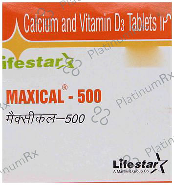 Maxical 500 500mg/250IU Tablet 15s
