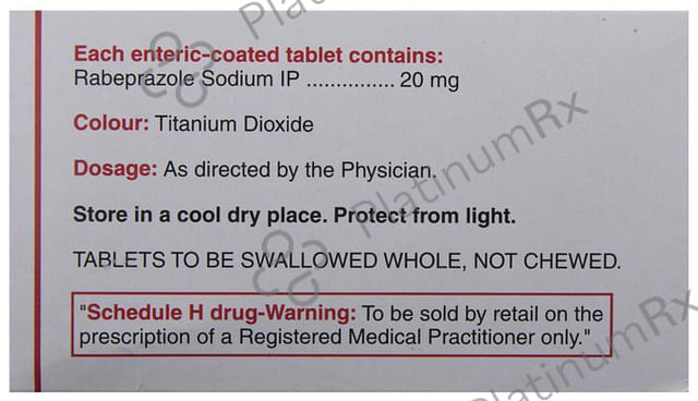 Rabicip 20mg Tablet 15s