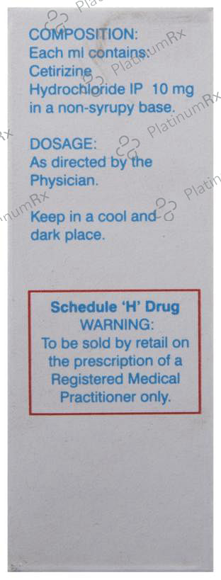 Zyrtec 10mg Oral Drop 10ml