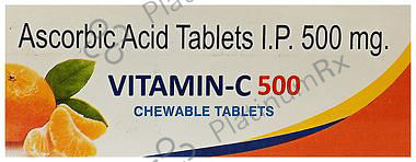Vitamin-C 500 Chewable Tablet For Immunity Booster