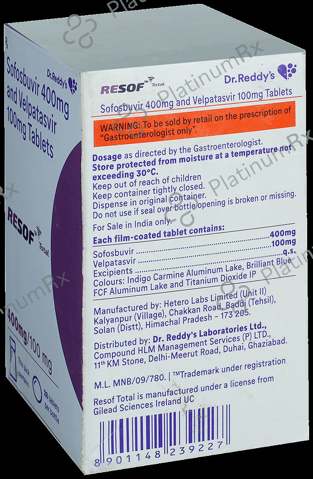 Resof Total 400mg/100mg Tablet