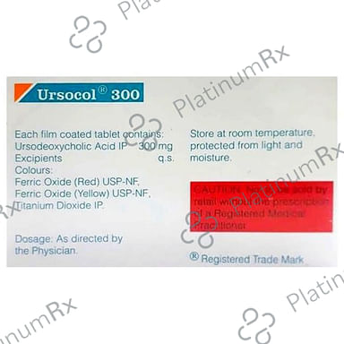 Ursocol 300mg Tablet 15s