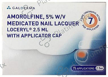 Loceryl 5% Nail Lacquer 1s
