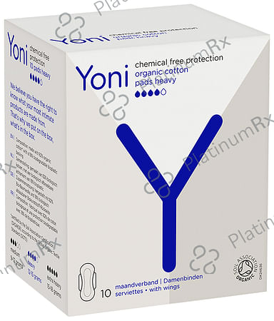 Yoni Organic Cotton Sanitary Pads Heavy