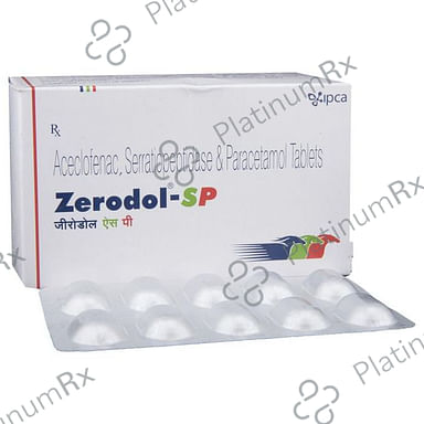 Zerodol SP 100/325/15mg Tablet 10s