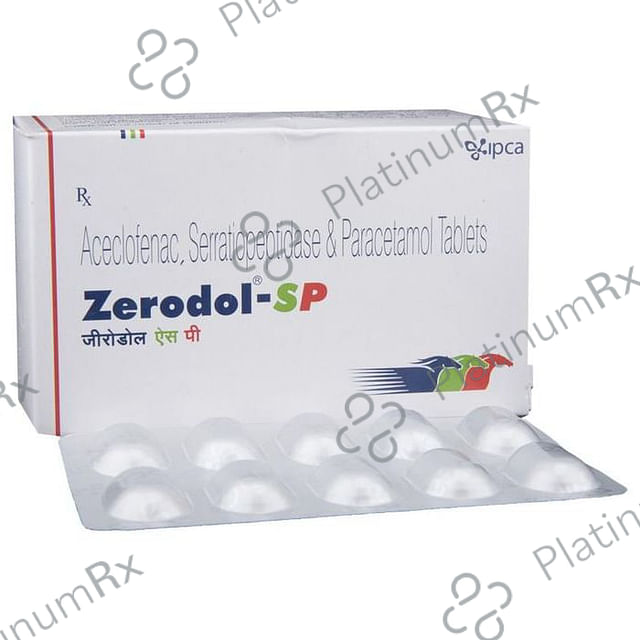 Zerodol SP 100/325/15mg Tablet 10s