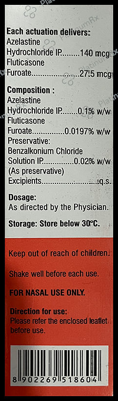 Freeair AZ Nasal Spray 140/27.5mcg 70MDI