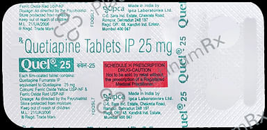 Quel 25mg Tablet 10s